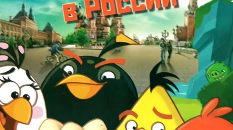 Angry Birds V Rossii