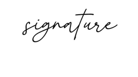 Signature