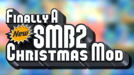 Finally A NSMB2 Christmas Mod