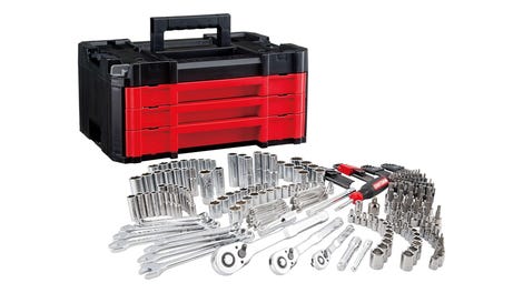 CRAFTSMAN 262-Piece Mechanic Tool Set, Master Socket Set with 3-Drawer VERSASTACK Tool Box