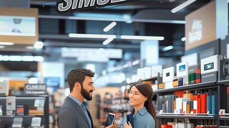 Electronics Supermarket Simulator