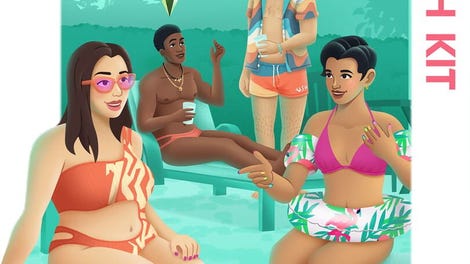 The Sims 4: Poolside Splash Kit