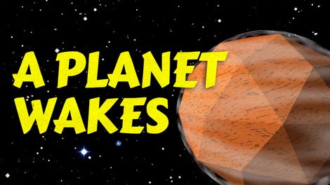 A Planet Wakes
