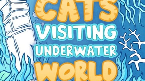 Cats Visiting Underwater World