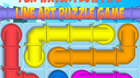 Connect Color Dots: Fun Water Flow Pipe Line Art Puzzle Game