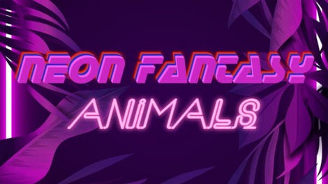 Neon Fantasy: Animals