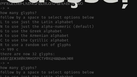 Glyph Guesser