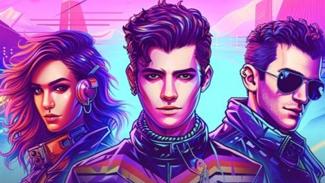 Cyber Racers: Retro Neon Punk Drift