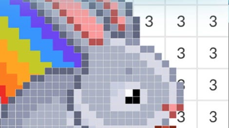 Pixel House: Color by Number