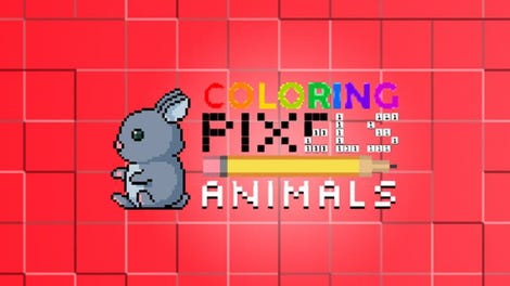 Coloring Pixels: Animals Pack