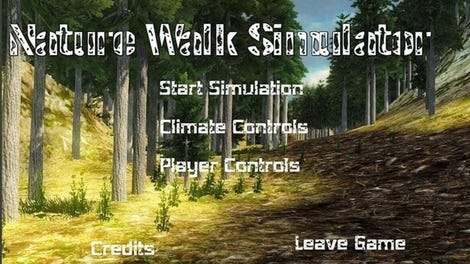 Nature Walk Simulator