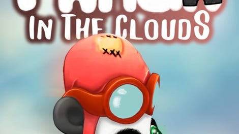 Panda in the clouds