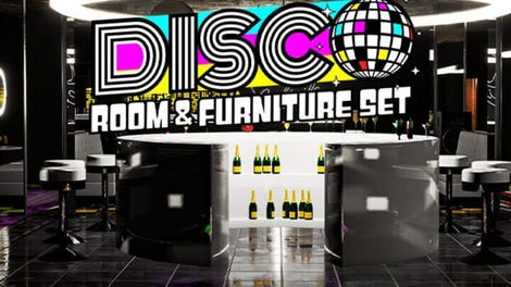 Hotel Renovator: Disco Room & Furniture Set