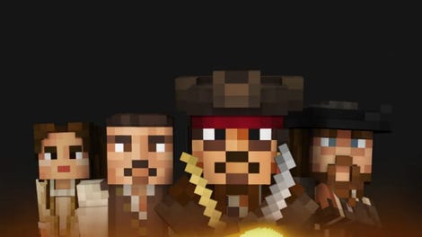 Minecraft: Pirates of the Caribbean Mash-up