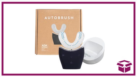 Make Those Teeth Sparkle With Up to 47% at Autobrush