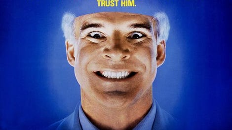  The Man with Two Brains [VHS] : Steve Martin, Kathleen Turner,  David Warner, Paul Benedict, Richard Brestoff, James Cromwell, George  Furth, Peter Hobbs, Earl Boen, Bernie Hern, Francis X. McCarthy, William