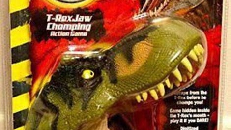 Jurassic Park III: T-Rex Jaw Chomping Action Game