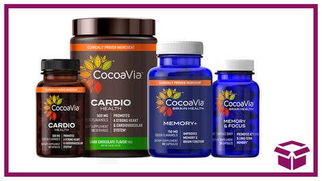 Support Your Heart and Brain Health With 20% off Your First Order of CocoaVia™ Supplements