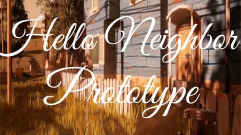 Hello Neighbor Prototype