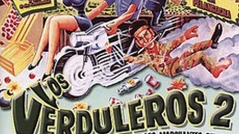 1987~Los Verduleros II~ ALFONSO ZAYAS~LUIS DE ALBA~ Org. Mexican Lobby Card