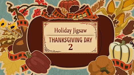 Holiday Jigsaw: Thanksgiving Day 2