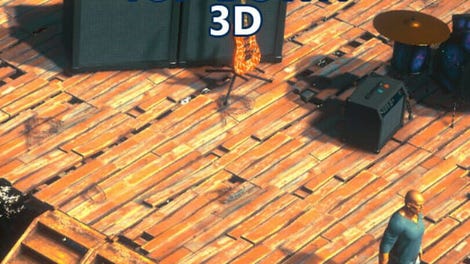 Hidden Floating City Top-Down 3D