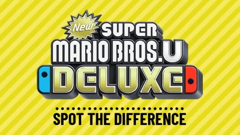 New Super Mario Bros. U Deluxe: Spot the Difference