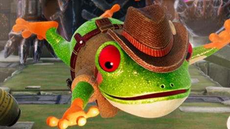 Frogger and the Rumbling Ruins