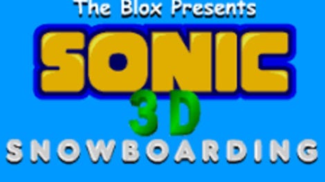 Sonic 3D Snowboarding