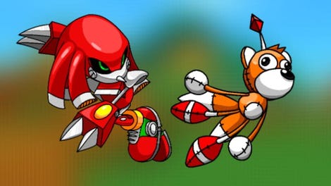 Sonic R Characters: Metal Knuckles & Tails Doll