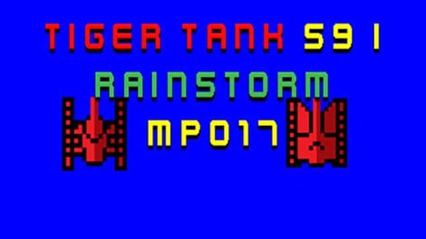 Tiger Tank 59 I: Rainstorm MP017