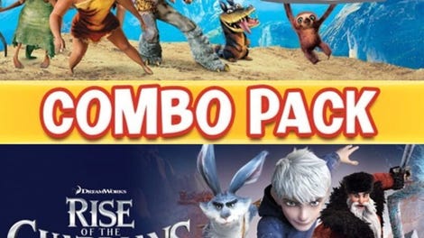 The Croods: Prehistoric Party and Rise of the Guardians Combo Pack