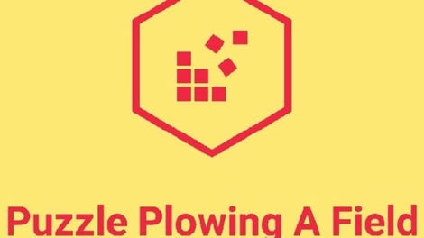 Puzzle Plowing A Field