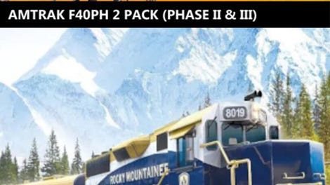 Trainz Railroad Simulator 2019: Amtrak F40PH 2 pack