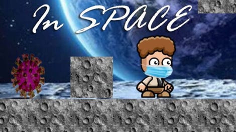 Dead Covid-19 in space