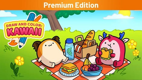 Draw and Color: Kawaii - Premium Edition