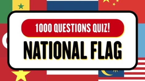 1000 Questions Quiz! National Flag