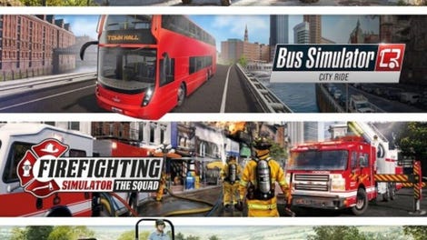 Simulation Platinum Bundle: Bus Construction Firefighting Lawn Mowing