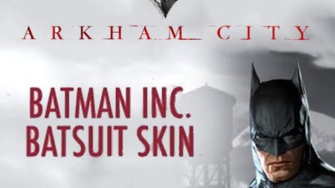 Batman: Arkham City - Batman Inc. Batsuit Skin