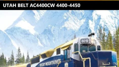 Trainz Railroad Simulator 2019: Utah Belt AC4400CW 4400-4450