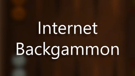 Internet Backgammon
