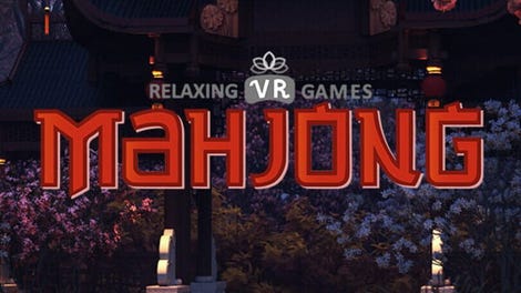 Relaxing VR Games: Mahjong