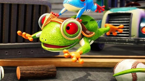 Frogger In Toy Town