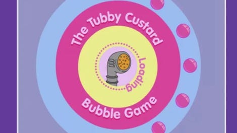 The Tubby Custard Bubble Game