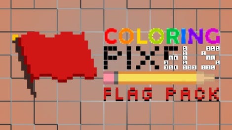 Coloring Pixels: Flag Pack
