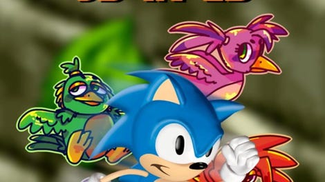 Sonic 3D in 2D