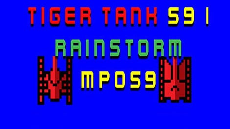 Tiger Tank 59 I: Rainstorm MP059