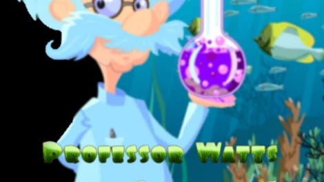 Professor Watts Word Search: Into the Ocean