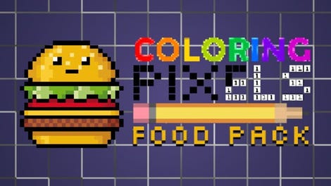 Coloring Pixels: Food Pack