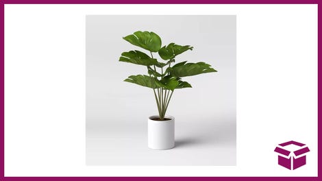 Artifical Monstera Potted Plant